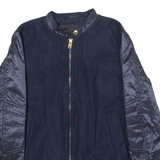 BOGNER Womens Jacket Blue Wool Colourblock UK 12