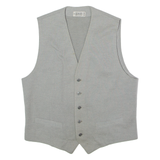 ALPINIT Mens Blazer Waistcoat Grey 90s M