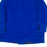 Womens Overcoat Coat Blue Wool 90s UK 18