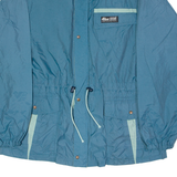 AQUAGUARD Mens Rain Jacket Blue 90s Hooded XL
