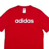 ADIDAS Mens T-Shirt Red S