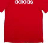 ADIDAS Mens T-Shirt Red S