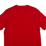 ADIDAS Mens T-Shirt Red S