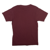 VANS Mens T-Shirt Maroon S