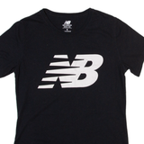 NEW BALANCE Womens T-Shirt Black S