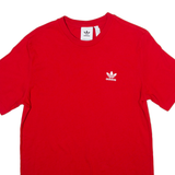 ADIDAS ORIGINALS Mens T-Shirt Red S
