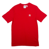 ADIDAS ORIGINALS Mens T-Shirt Red S