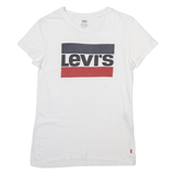 LEVI'S Mens T-Shirt White XS