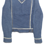 LEVI'S Girls Sherpa Lined Denim Jacket Blue L