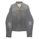LEVI'S Womens Denim Jacket Grey M