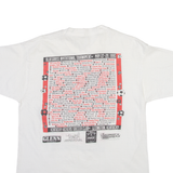 HUNTER SPORTSWEAR Mens T-Shirt White L