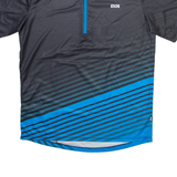 IXS Mens Jersey Black 1/4 Zip XL