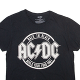 AC DC Mens Band T-Shirt Black L