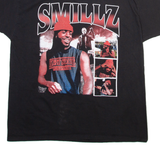 HANES Mens T-Shirt Black L