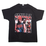 HANES Mens T-Shirt Black L