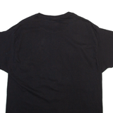 HANES Mens T-Shirt Black L