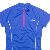 CRIVIT Womens Jersey Blue 1/4 Zip S