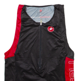 CASTELLI Womens Vest Black Sleeveless 1/2 Zip XL
