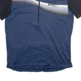 IXS Mens Jersey Blue 1/2 Zip L
