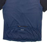 IXS Mens Jersey Blue 1/2 Zip L