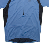 IXS Mens Jersey Blue 1/4 Zip L
