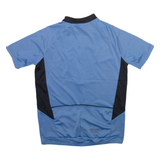 IXS Mens Jersey Blue 1/4 Zip L