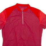 CRIVIT Mens Jersey Red 1/4 Zip XL