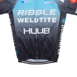 VELOSKIN Full Zip Mens Jersey Blue L