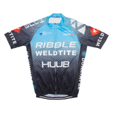 VELOSKIN Full Zip Mens Jersey Blue L