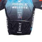 VELOSKIN Full Zip Mens Jersey Blue L