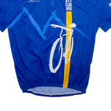 BICYCLE LINE Mens Jersey Blue 1/4 Zip 3XL