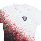 OL PLUS Mens Jersey White 1/4 Zip S