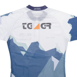 BRYZOS Mens Jersey White 1/4 Zip XS