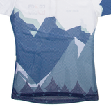 BRYZOS Mens Jersey White 1/4 Zip XS