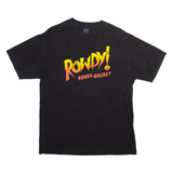 WWE Ronda Rousey Mens T-Shirt Black L