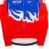 TZAMO Full Zip Mens Jersey Blue Long Sleeve M