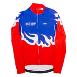 TZAMO Full Zip Mens Jersey Blue Long Sleeve M