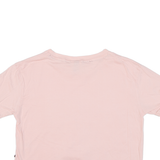 ELLESSE Crop Top Womens T-Shirt Pink UK 8