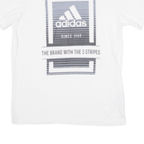 ADIDAS Mens T-Shirt White S
