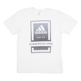 ADIDAS Mens T-Shirt White S