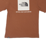 THE NORTH FACE Womens T-Shirt Brown S