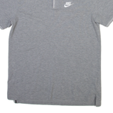 NIKE Mens Polo Shirt Grey M