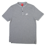 NIKE Mens Polo Shirt Grey M