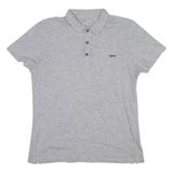 DKNY Mens Polo Shirt Grey M