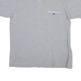 LACOSTE Mens Polo Shirt Grey M