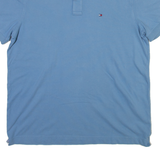 TOMMY HILFIGER Mens Polo Shirt Blue L