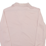 NIKE Golf Womens Polo Shirt Pink Long Sleeve M