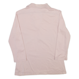 NIKE Golf Womens Polo Shirt Pink Long Sleeve M