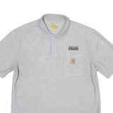 CARHARTT Mens Polo Shirt Grey M