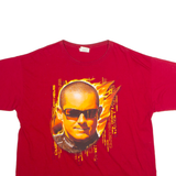 CHASE AUTHENTICS Casey Mears #42 'Shooting Star' NASCAR Mens T-Shirt Red USA XL